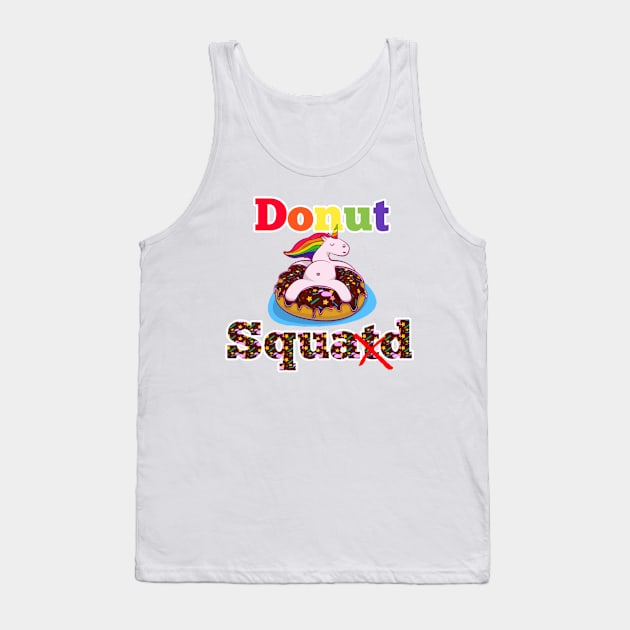 Donut unicorn Tank Top by Bernesemountaindogstuff